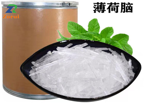 Un buon prezzo. Mentolo cristallino Campora di menta piperita 2216-51-5 99% Estratto di menta piperita CAS 89-78-1 in linea