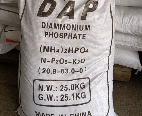 Un buon prezzo. 18-46-0 Fertilizzante di fosfato di diammonio DAP NPK 18-46-0/ 21-53-0 Polvere di grado granulare in linea