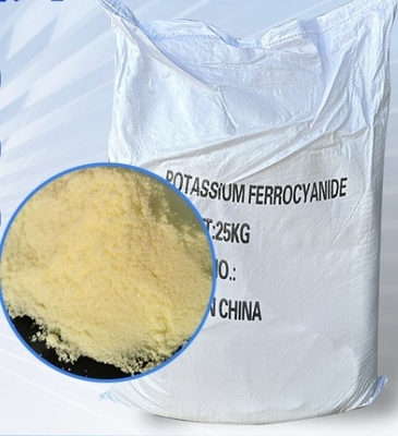 Un buon prezzo. CAS 13943-58-3 Tetrapotassio esasianoferrato triidrato Agente anticoagulante Ferrocianuro di potassio CAS 14459-95-1 in linea