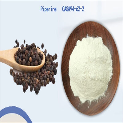 Un buon prezzo. Bioperina CAS 94-62-2 95% Extracto di piperina di pepe nero Potenziatore di biodisponibilità di grado cosmetico per la cura della pelle in linea